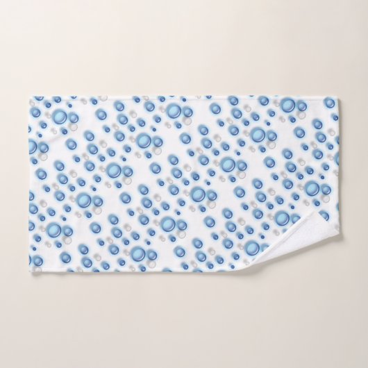 Handtuch Set - Blaue Blasen (Handtuch)