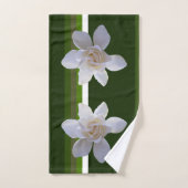 Handtuch Set - Gardenia auf Streifen (Handtuch)