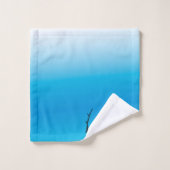 Handtuch Set - Hummingbird Silhouette auf Blue (Waschlappen)