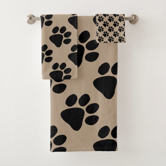 Handtuch-Set - Puppy Pay Print Badhandtuch Set (Insitu)