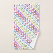 Handtuch-Set - Reihen der farbigen Sterne Badhandtuch Set (Handtuch)