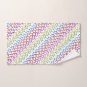 Handtuch-Set - Reihen der farbigen Sterne Badhandtuch Set (Handtuch)