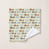 Handtuch Set Spielzeug Flugzeug (Waschlappen)