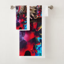 Handtuch-Set zum Thema Musik