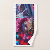 Handtuch-Set zum Thema Musik Badhandtuch Set (Handtuch)