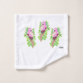 Handtuch-Sets: Exotische Vögel Badhandtuch Set (Waschlappen)