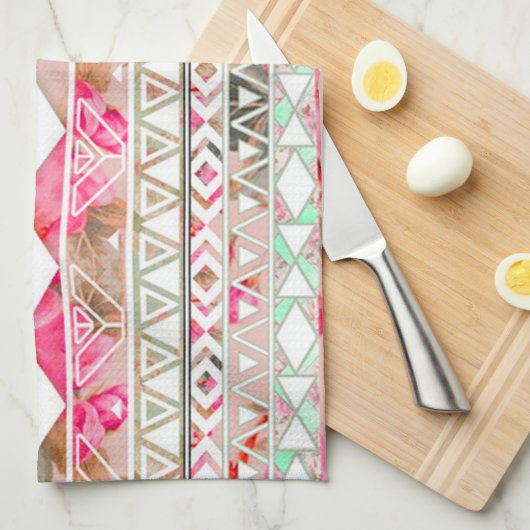 Handtuch/Tribal Geschirrtuch (Viertel Falte)