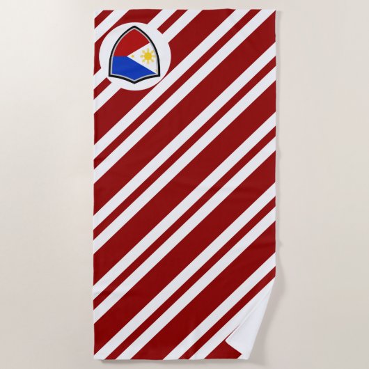 Handtuch unter der Flagge der Philippinen (Vorderseite)