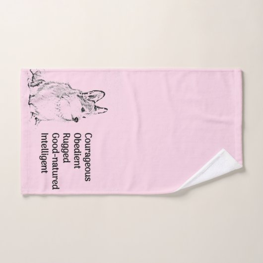 Handtuch von Corgi (Handtuch)