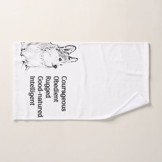 Handtuch von Corgi (Handtuch)