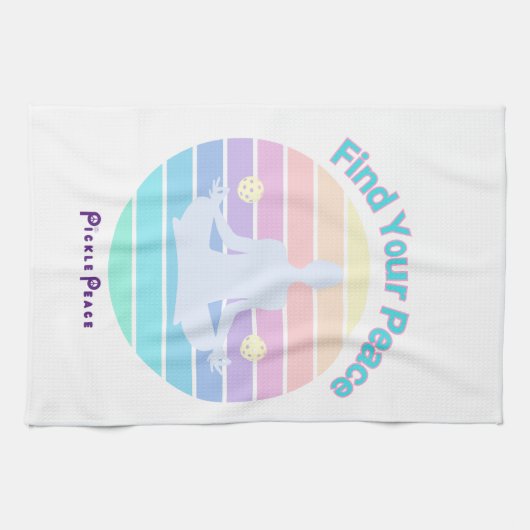 Handtuch von Pickle Peace (Horizontal)