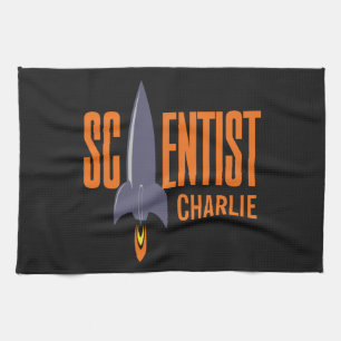 Handtuch von Rocket Scientist individuelle Name