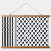 Handtuch Wandteppich Mit Holzrahmen (Vorne)