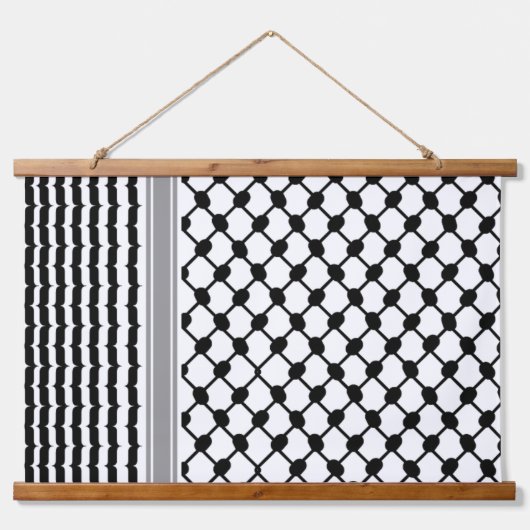 Handtuch Wandteppich Mit Holzrahmen (Vorne)