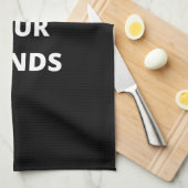 Handtuch waschen (Viertel Falte)