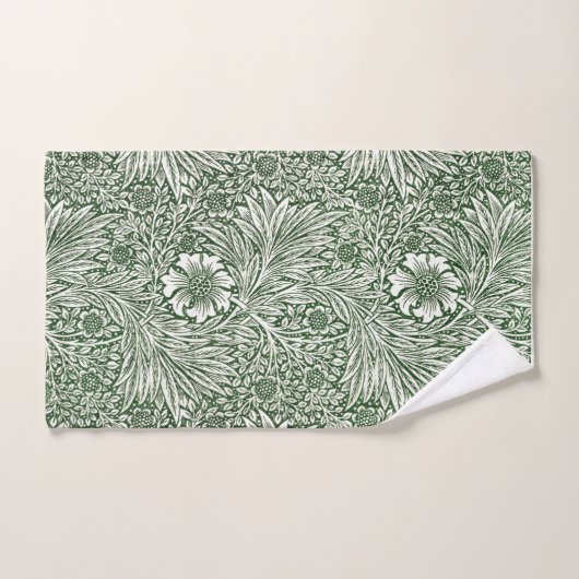 Handtuch: WILLIAM MORRIS : GREEN MARIGOLD Handtuch (Handtuch)