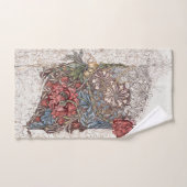Handtuch: WILLIAM MORRIS : HONEYSUCKLE + TULIP Handtuch (Handtuch)
