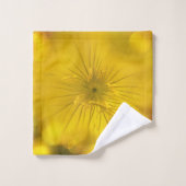 Handtuch Yellow Bokeh-Blume Badhandtuch Set (Waschlappen)