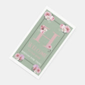 Handtuchablage ist hier Personalisiert Serviette (Ecke)