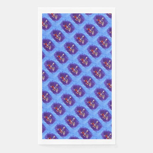 Handtücher auf Papier von Santa Bat Serviette (Vorderseite)