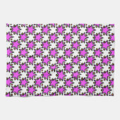 Handtücher aus rosa Sternen (Horizontal)