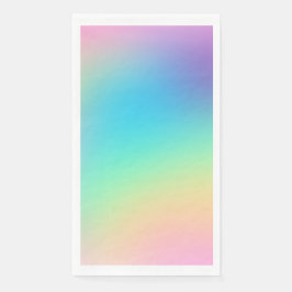 Handtücher aus weichem Pastell-Rainbow-Radient-Pap Serviette