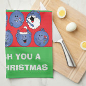 Handtücher "Berry Christmas" (Viertel Falte)