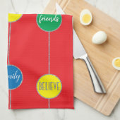 Handtücher "Christmas Messages" (Viertel Falte)