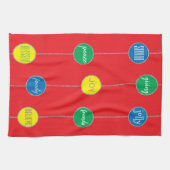 Handtücher "Christmas Messages" (Horizontal)