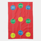 Handtücher "Christmas Messages" (Vertikal)