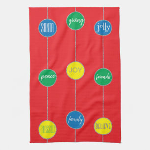 Handtücher "Christmas Messages"