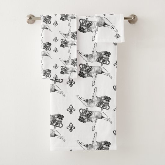 Handtücher französische Bulldogge (Insitu)