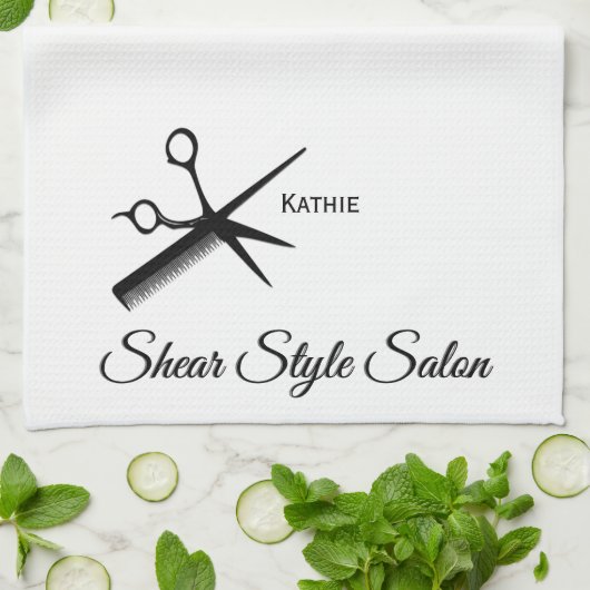 Handtücher für Beautician Individuelle Name (Gefaltet)