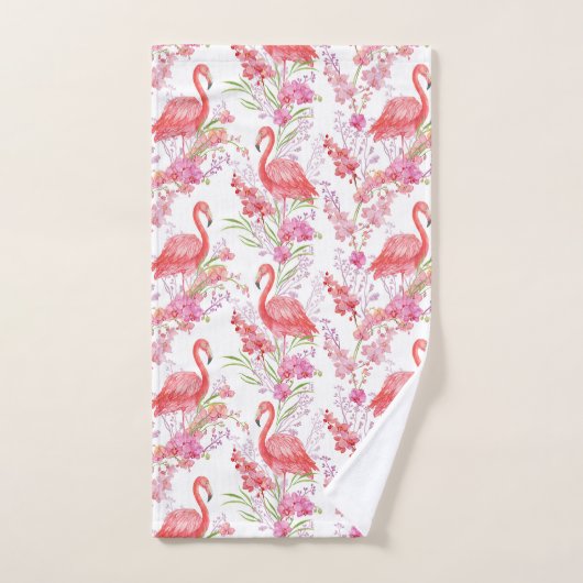 Handtücher für den Strand in niedlich rosa Flaming (Handtuch)