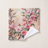 Handtücher für die Zweigstelle in rosa Beige (Waschlappen)