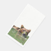 Handtücher für Grizzlybären Serviette (Ecke)