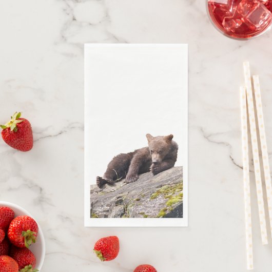 Handtücher für Grizzlybären Serviette (Beispiel)