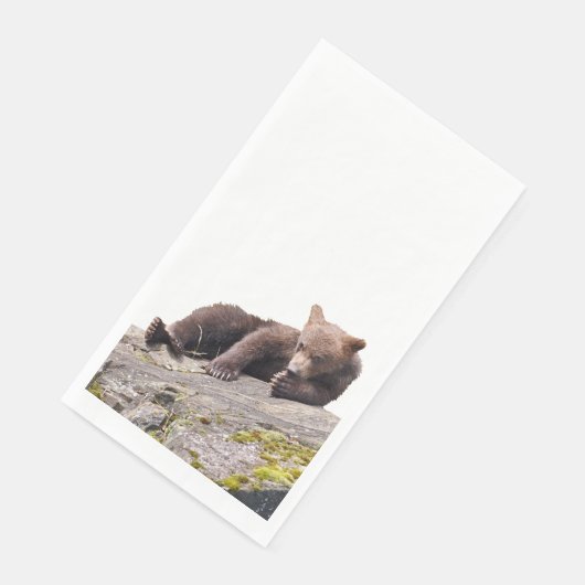 Handtücher für Grizzlybären Serviette (Ecke)