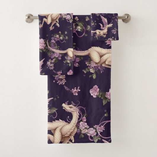 Handtücher für Lilac, Rose und weiße Drachen (Insitu)