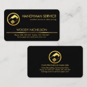 Handtücher für Minimalistische Gold-Line Visitenkarte (Vorne/Hinten)