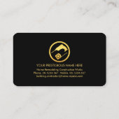 Handtücher für Minimalistische Gold-Line Visitenkarte (Rückseite)