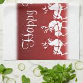 Handtücher für Weihnachten Rentier Handtuch Custom (Gefaltet)