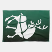 Handtücher für Weihnachten Rentier Handtuch Custom (Horizontal)