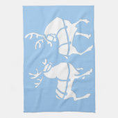 Handtücher für Weihnachten Rentier Handtuch Custom (Vertikal)