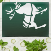 Handtücher für Weihnachten Rentier Handtuch Custom (Gefaltet)