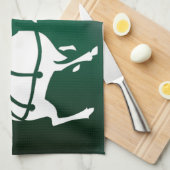 Handtücher für Weihnachten Rentier Handtuch Custom (Viertel Falte)