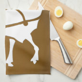 Handtücher für Weihnachten Rentier Handtuch Custom (Viertel Falte)