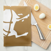 Handtücher für Weihnachten Rentier Handtuch Custom (Viertel Falte)