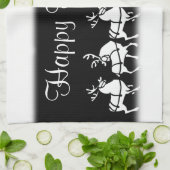 Handtücher für Weihnachten Rentier Handtuch Custom (Gefaltet)