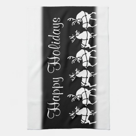Handtücher für Weihnachten Rentier Handtuch Custom (Vertikal)